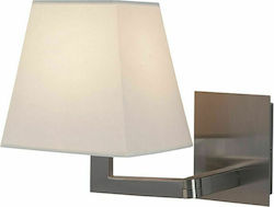 Zambelis Lights Modern Wall Lamp E27 19cm Silver