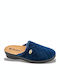 Anatomical Leather Women's Slippers Blue