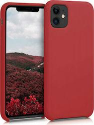 KWmobile Rubber Back Cover Silicon Rococo Red (...