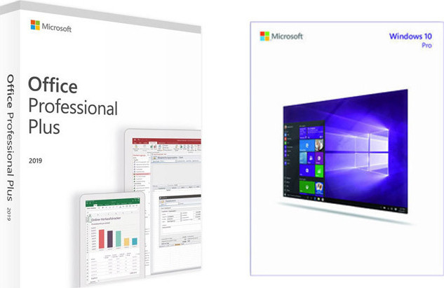 Microsoft Windows 10 Pro 32/64-bit + Office Professional Plus 2019