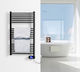 Deltacalor Electro 300 Șină electrică pentru prosoape 300W 77x50cm Negru