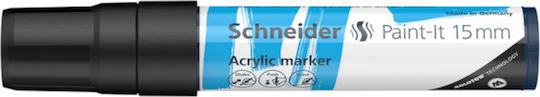 Schneider Paint Ιt 330 Ακρυλικός Μαρκαδόρος Μαύρος 15mm