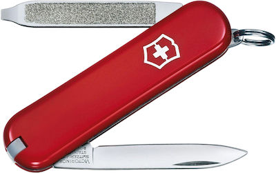 Victorinox Escort Taschenmesser Rot mit Klinge aus Rostfreier Stahl