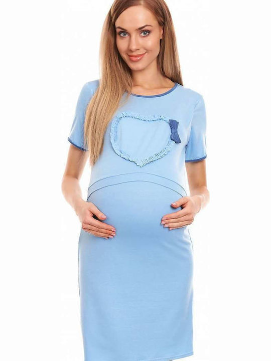 PeeKaBoo 0138 Short Nightgown Light Blue