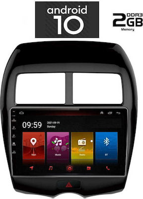 Lenovo Car-Audiosystem für Mitsubishi Asx Audi A7 2009> (Bluetooth/USB/AUX/WiFi/GPS) mit Touchscreen 10.1" IQ-AN X4852_GPS