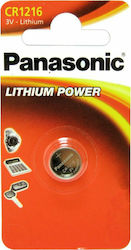 Panasonic Lithium Μπαταρία CR1216 3V 1τμχ