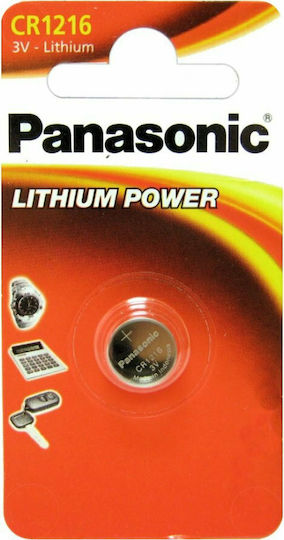 Panasonic Lithium Μπαταρία Ρολογιών CR1216 3V 1τμχ