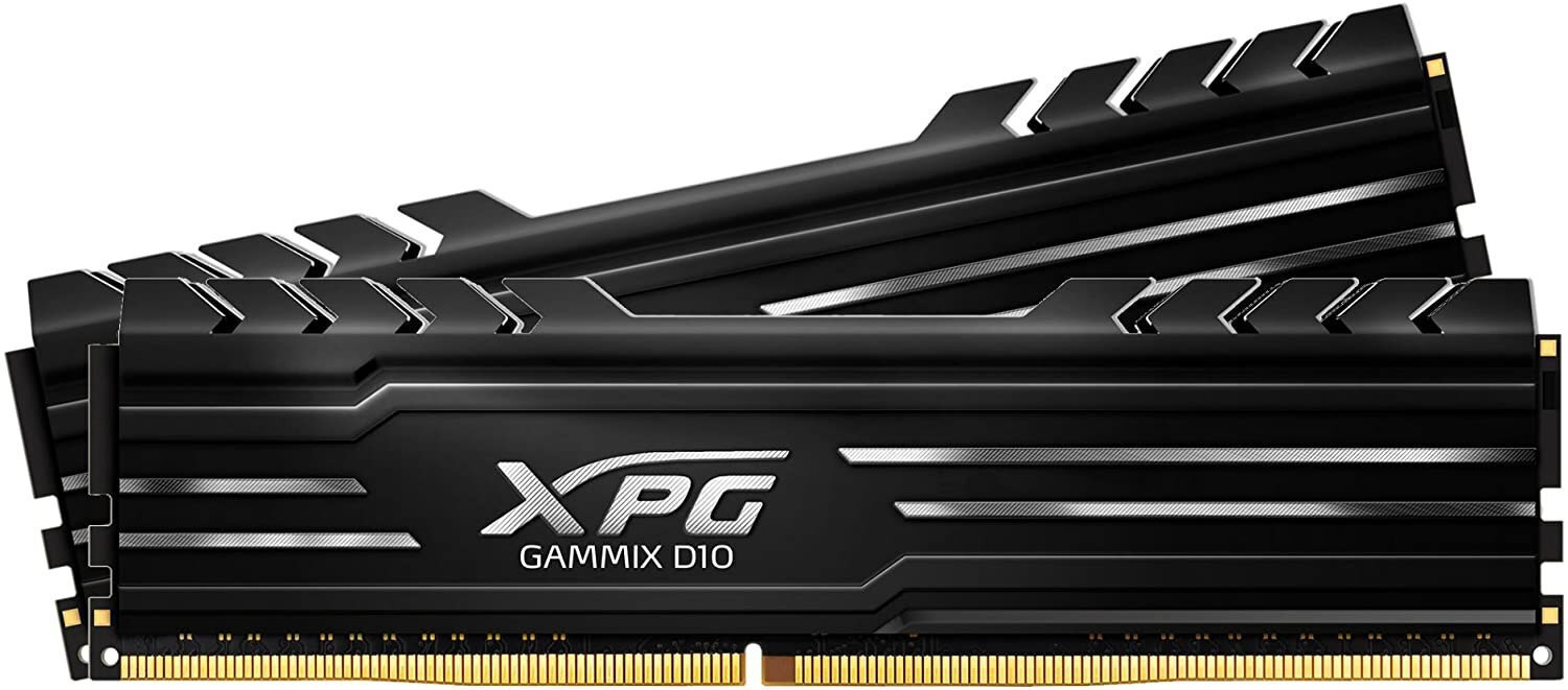 Adata XPG Gammix D10 DDR4 16GB RAM με 2x8GB Modules και Ταχύτητα 3200 για Desktop