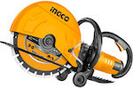 Ingco Ηλεκτρικός Κόφτης Δομικών Υλικών με Δίσκο Διαμέτρου 355mm και Ταχύτητα 4800rpm 2.8kW