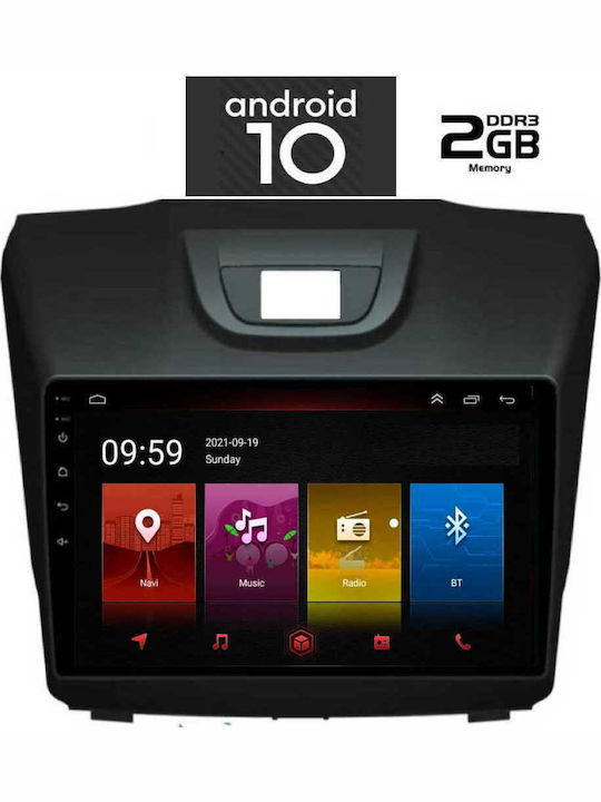 Lenovo IQ-AN X4802 Ηχοσύστημα Αυτοκινήτου για Isuzu D-Max (Bluetooth/USB/AUX/WiFi/GPS) με Οθόνη Αφής 9"