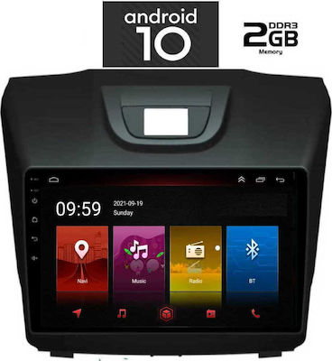 Lenovo IQ-AN X4802 Ηχοσύστημα Αυτοκινήτου για Isuzu D-Max (Bluetooth/USB/AUX/WiFi/GPS) με Οθόνη Αφής 9"