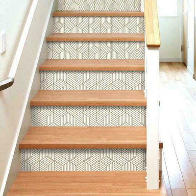 Διακοσμητικό Αυτοκόλλητο Treppe Peel And Stick Hexagon 503x52cm RoomMates Decor Διακοσμητικό Αυτοκόλλητο Treppe Peel And Stick Hexagon 503x52cm RoomMates Decor
