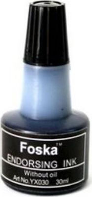 Foska Liquid Ink for Ink Pad Black