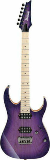 Ibanez RG652AHMFX Electric Guitar Stratocaster with HH Pickup Configuration Royal Plum Burst with Case