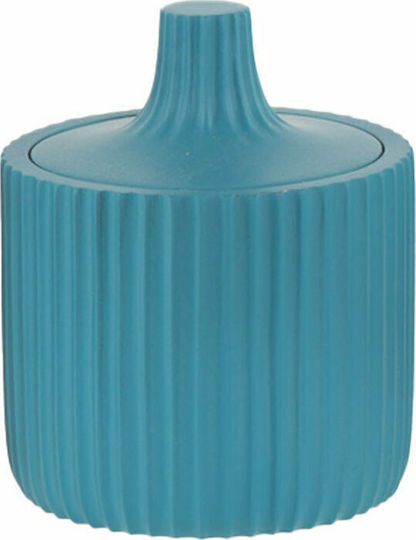 Nef-Nef Homeware Le Roi Tabletop Cotton Holder made of Resin Petrol