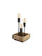 Eglo Wootton Decorative Lamp with Socket for Bulb E27 Black