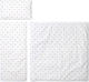 Lorelli Kinderwagen-Bettwäsche-Set Weiß White C...