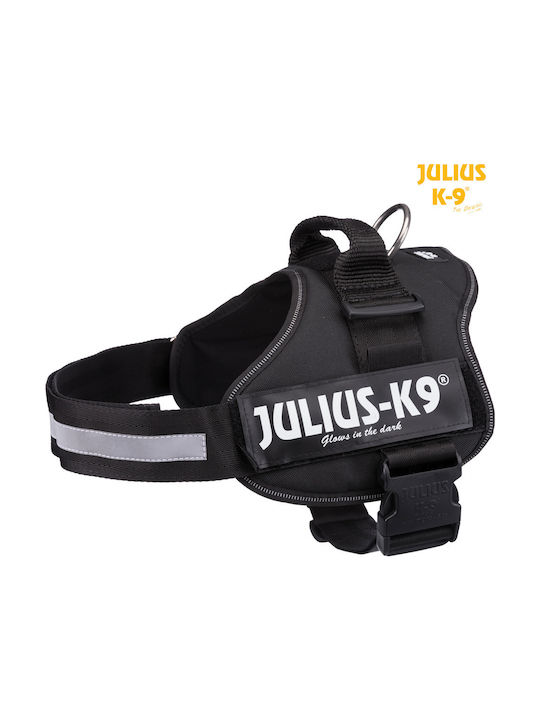 Trixie Dog Harness Vest Julius K9 Powerharness Black Large 50mm x 66-85cm 150401