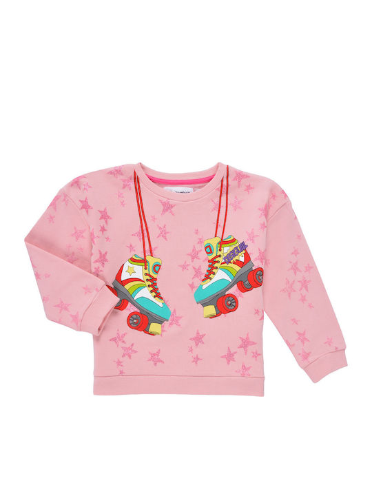 Desigual Kids Fleece Sweatshirt Pink Margara