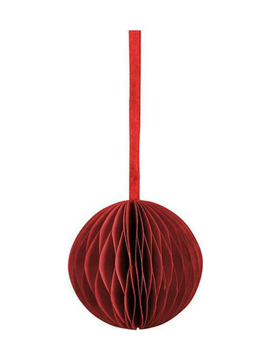 Atmosphera Weihnachtshänger Kugel Ornament Rot 7cm