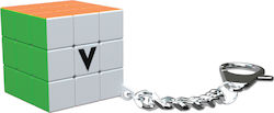 V-Cube Keychain Flat Puzzle Monogram White