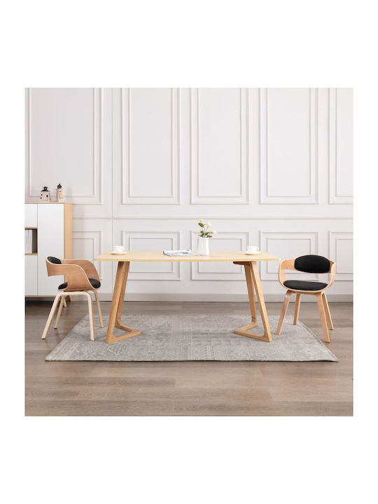 Dining Room Artificial Leather Armchair Brown /...