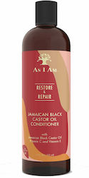As I Am Restore & Repair Balsam cu ulei de ricin negru jamaican 355 ml As I Am Restore & Repair Balsam cu ulei de ricin negru jamaican 355 ml