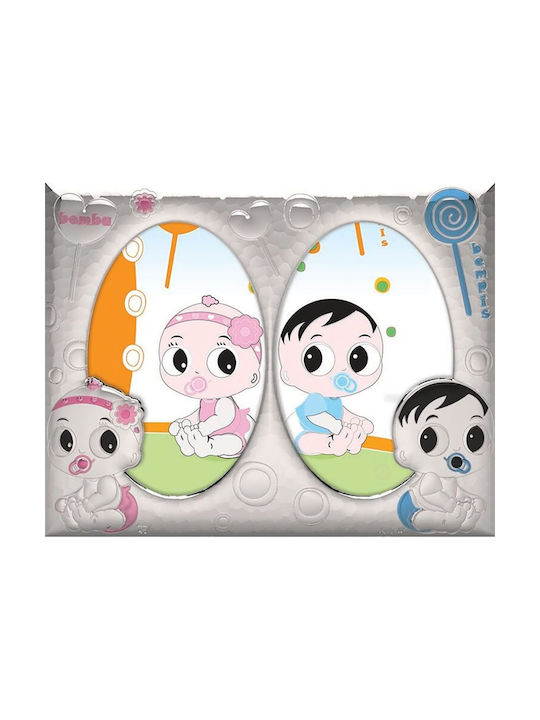 Slevori Бебе & Беба Детска Multi Silver Многоцветен 9x13см