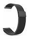 Quickfit Milanese Strap Stainless Steel Black (Galaxy Watch 3 41mmHonor Magic Watch 2Amazfit GTR 42mm)
