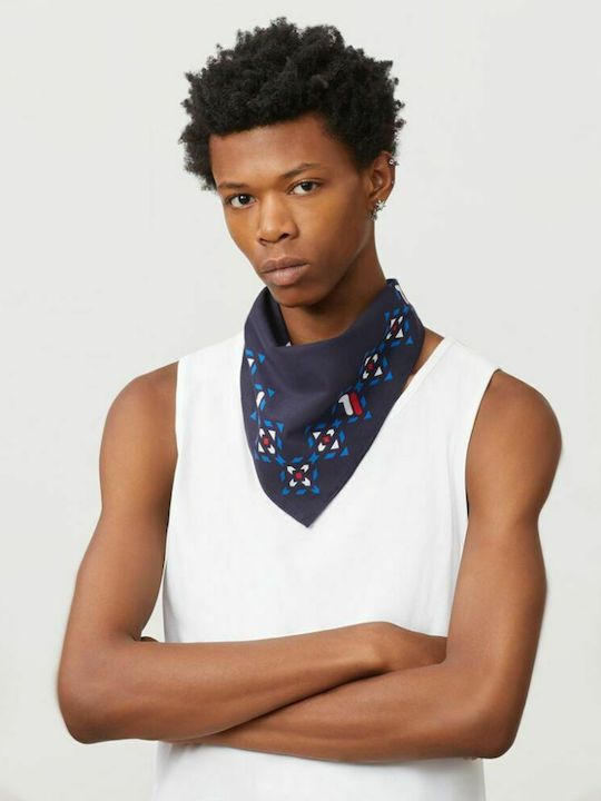 FILA Compass Print Bandana Γυναικείο Φουλάρι Navy Μπλε