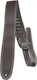 Perri's 2.5″ Brown Double Stitched Leather Guitar Strap Каишка за Бас Кафяв