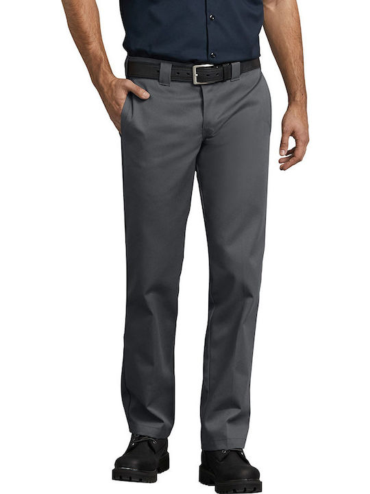 Dickies Men's Trousers Chino in Slim Fit Charcoal