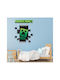 Παιδικό Διακοσμητικό Αυτοκόλλητο Τοίχου 3D Minecraft