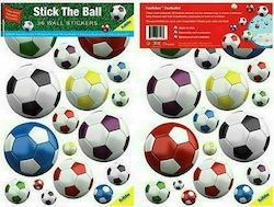 OIKOPEN Kinder Wandsticker Wand Fußball 36Stück OIKOPEN Kinder Wandsticker Wand Fußball 36Stück
