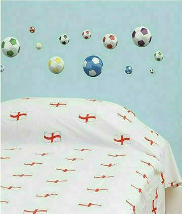 OIKOPEN Kinder Wandsticker Wand Fußball 36Stück