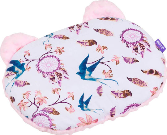 Jukki Baby Sleep Pillow Swallows Pink 26x36cm