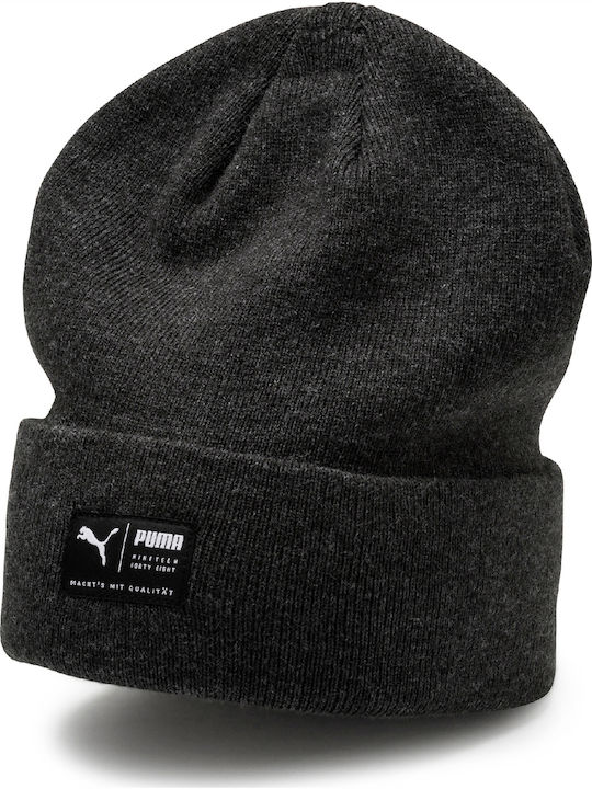 Archive Heather Beanie Ανδρικός Σκούφος με Rib Πλέξη σε Μαύρο χρώμα