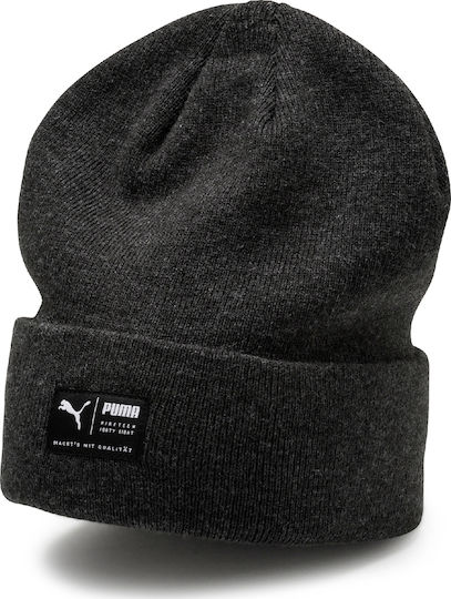 Archive Heather Beanie Ανδρικός Σκούφος με Rib Πλέξη σε Μαύρο χρώμα