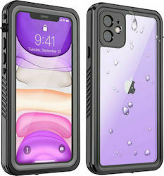 Redpepper Shockproof/Waterproof Synthetic 360 Full Cover Waterproof Black (iPhone 11)