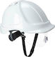 Portwest PW55WHR Construction Site Helmet with Resistance Visor White