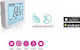 Lineme Digital Thermostat for Room Smart with Touchscreen and Wi-Fi White
