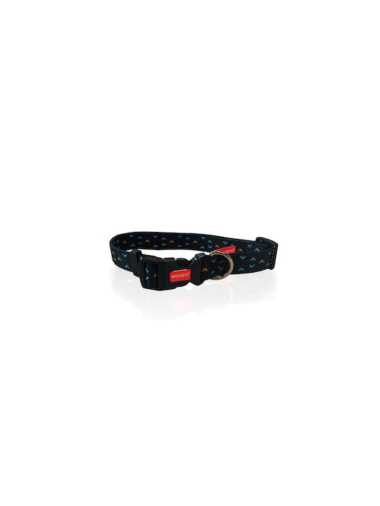 Pet Interest Motivo Dog Collar Nero Large 25mm x 47 - 70cm