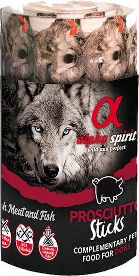 Alpha Spirit Лакомства на пръчка за Кучета без Зърнени и Глутен с Прошуто 10gr