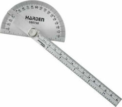 Harden Γωνιόμετρο Συνεργείου / Μηχανικών Αυτοκινήτων Ατσάλινο Μήκους 15εκ. με Μοιρογνωμόνιο