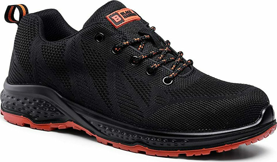 Black Hammer Παπούτσι Ασφαλείας Mens Safety Trainers S1P Steel Toe Cap
