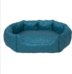 Sophie Allport Bees Sofa Dog Bed XL In Blue Colour 91x75cm