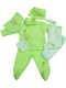 Kids' Set with Pants Winter 6pcs Green