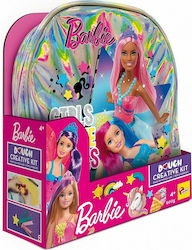 Lisciani Giochi Plasticine - Game Dough Backpack Creative Kit - Barbie for 4+ Years 88874