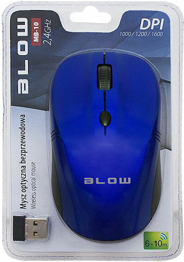 Blow MB-10 Ασύρματο Mini Ποντίκι Μπλε