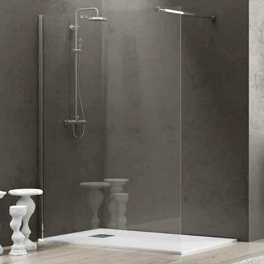 Karag Walkin 1 Διαχωριστικό Ντουζιέρας 70x200cm Clear Glass Cromo Karag Walkin 1 Διαχωριστικό Ντουζιέρας 70x200cm Clear Glass Cromo
